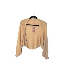 Hot Touch Womens Peach Shrug